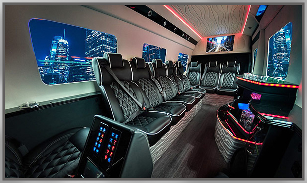 Premium party bus limo